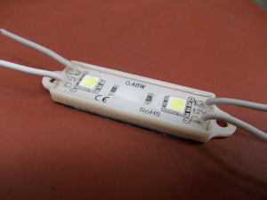 Waterproof cold white led module 0,5W 12Vdc