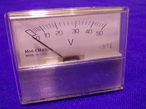 50Vac voltmeter 58x48