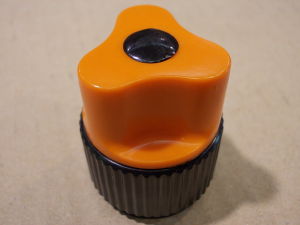 Orange Knob 32x39 hole mm. 6,3