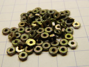 Dado 2-64UNF acciaio nickelato (50 pezzi)
