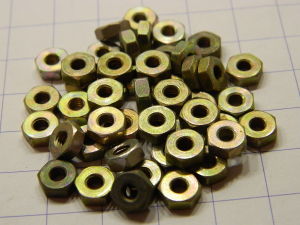 Nut steel cadmium plated 5-44UNF (50pcs.)