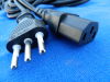 Power cord, mt. 2 Italian plug to IEC C13