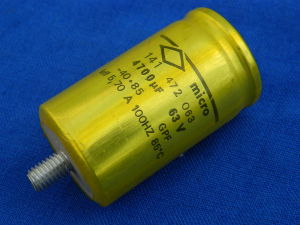 4700MF 63V capacitor Micro