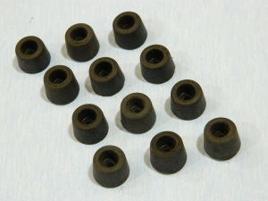  Piedini in gomma anti vibrazione mm.14x10 (n.12 pezzi)