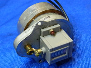 Motoriduttore contaore 220Vac 1/6 rpm