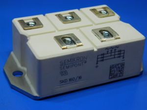 SKD160/16 Semikron 3 phase bridge rectifier, ponte trifase 160A 1600V