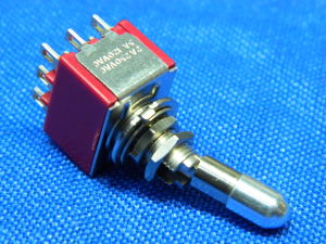 Toggle safety switch C&K 3way on-on