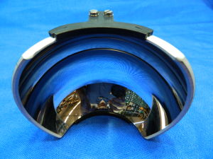 Specchio parabolico circolare in cristallo ottico  mm. 95