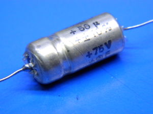 56MF 75Vdc tantalum capacitor