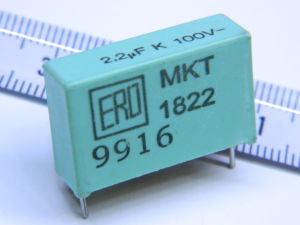 2,2uF 100Vcc condensatore ERO MKT1822 (n.2 pezzi)