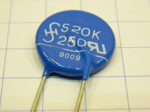 Varistor SIEMENS S20K 250  250Vac/320Vcc (n.4 pezzi)