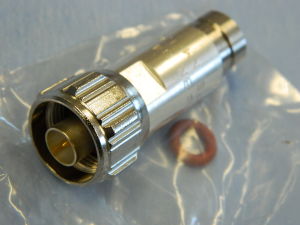 SPINNER  N male,  1/4" 50ohm cable