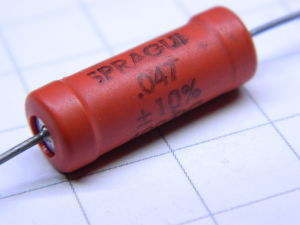 0,047MF 400Vdc capacitor SPRAGUE