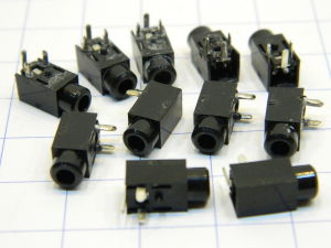 Presa Jack stereo mm. 2,5 circuito stampato (n.10pezzi)