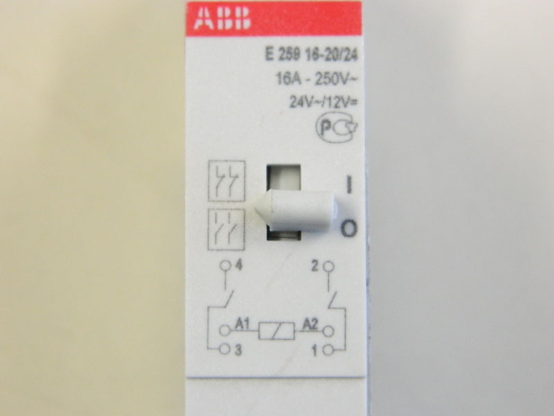 Details about   ABB E 259 R20-24DC LC 16A Modular Installation Switch 