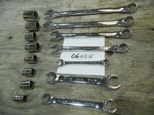 SK 88230, 45214 wrench socket , chiavi a pollici lotto di n.15 pezzi