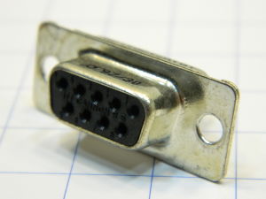 Connector D SUB 9 pin female