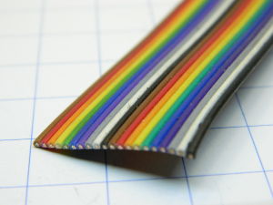 Ribbon cable  color 20 poles AWG24 