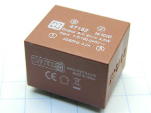 Alimentatore circuito stampato, MYRRA 47152,  in 100-240Vac 50/60Hz, out 5Vdc 0,9A