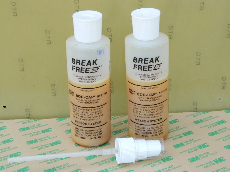 Break Free CLP , BOR-CAP System cleaner, lubricant, preservative