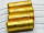 100uF 63Vcc condensatore assiale ROE Gold 31,5x12 vintage  (n.4 pezzi)
