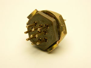 Connector Winchester M9P,  9 pin male