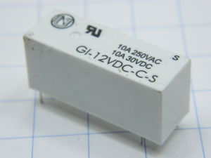 Relay GI-12Vdc-C-S  coil 12Vcc 1 SPDT 10A