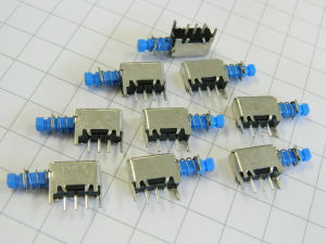 Interuttore da circuito stampato 1 scambio (n.10 pezzi)