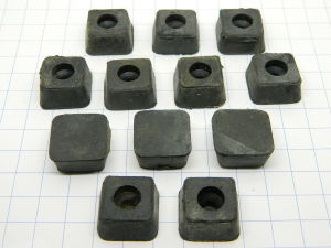 Rubber shock mount mm.20x20x10 (12pcs.)