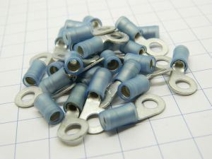 Housings insulated mm.5,  wire 2,5mmq. (n.25pcs.)