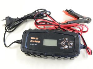 Smart battery charger RK4000,  6/12Vcc 4A lead or lithium battery