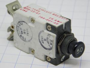 700-001-50 Mechanical Products MP-708H , circuit breaker aircraft 50A