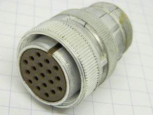 Connector CANNON AN3106B-22-14S , 19pin plug female