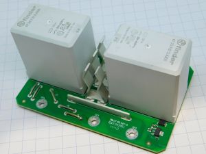 Relay FINDER 67.23.9.012.4300  coil 12Vdc, 2 contacts N.O. 50A 400Vac (n.2pcs.on pcb)