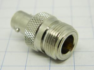 Coaxial adapter N-F/BNC-F