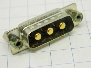Connector DB3  D-SUB  30Amp  male  3pin