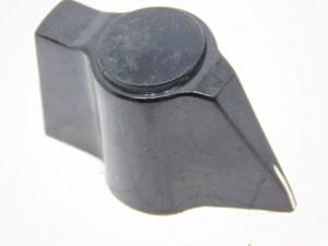 Knob black Bulgin for vintage military radio mm. 40x24