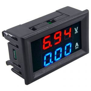 Voltmeter Ammeter display LCD 99Vdc 10A