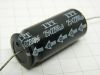 2200MF 25Vdc capacitor axial ITT , vintage audio