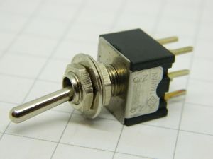 Momentary toggle switch  ON-ON 2DPST  YIS made in Taiwan