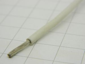 Silicon wire white 1,5mmq. (mt.5)
