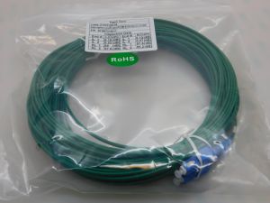 Optic fiber LC/UPC-SC/UPC SM 9/125 duplex  mt.20  green