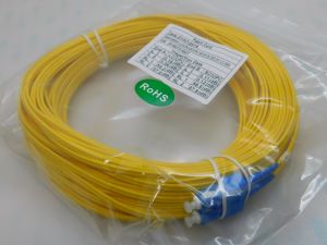 Patch cord Fibra ottica LC/UPC-SC/UPC SM 9/125 duplex  mt.30  gialla