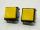 Push button TRW 320069 yellow 1contact n.o. pcb 12,5x12,5x10mm.  (n.2 pezzi)