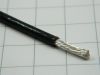 Cable  1XAWG12  teflon black  copper silver coated 2micron