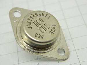 JANTX2N5671  RCA  transistor TO3 MIL spec