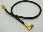 Coaxial cable RG223  SMA male90°/ SMA-female   cm. 30