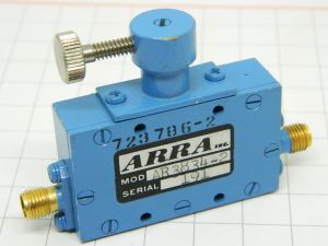 ARRA AR3824-2  coaxial variable attenuator 2-14Ghz  SMA connector