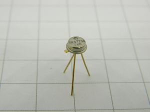 2N3725S gold pin transistor MIL spec. TEXAS