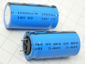 10000MF 16V capacitor BC PHILIPS  105°  mm. 18x36,5  (n.2pcs.)